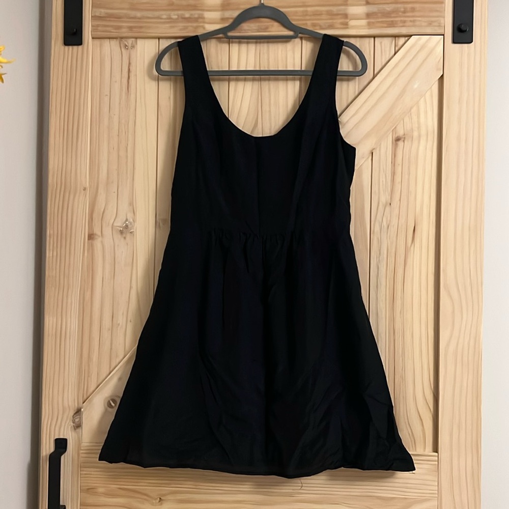 Vineyard Vines Silk Blend black dress